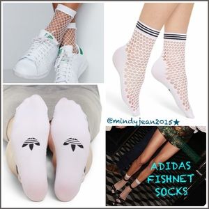 fishnet adidas socks